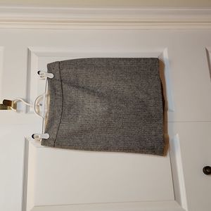 Tweed herringbone pencil skirt